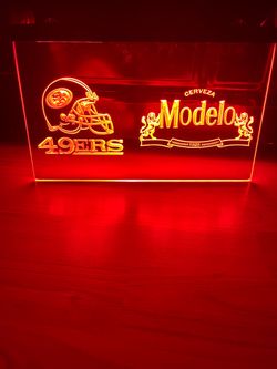 NINERS MODELO LED NEON LIGHT SIGN 8x12