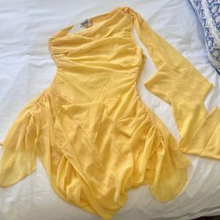 GUIZIO Cyrielle Dress Sunshine Yellow S 