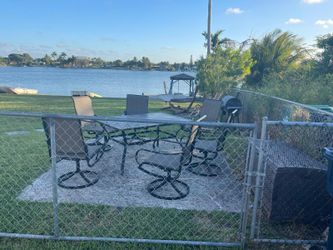Outdoor Patio Dining Set 7 Pieces