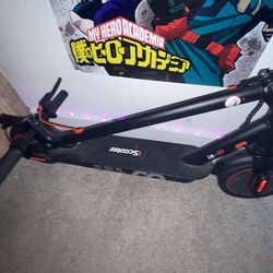 Electric scooter comes with charger