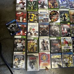 Play Station X Box  Games 