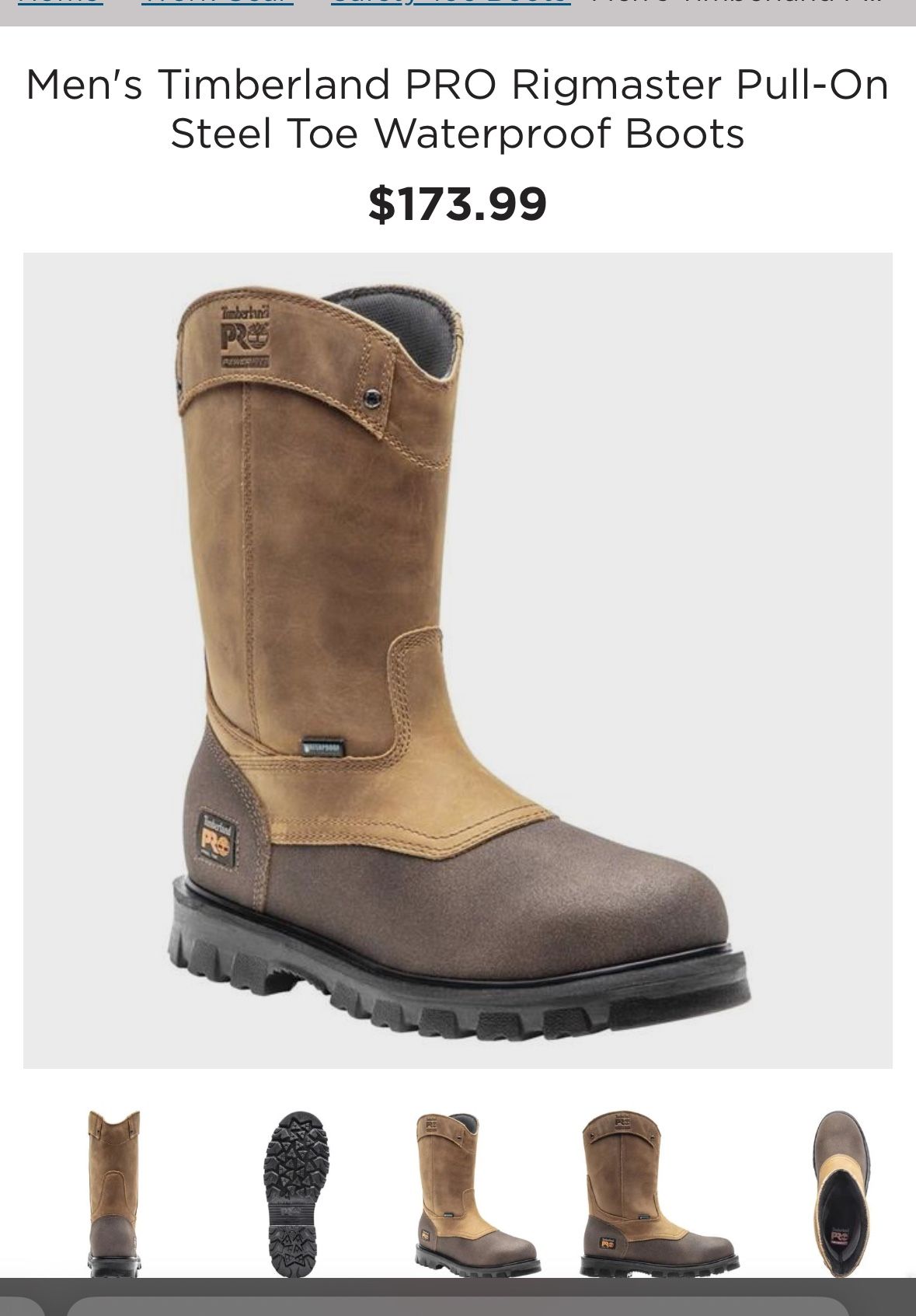 Brand New Work Boots Size 12 Men