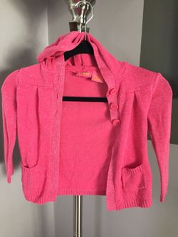 4 t pink glittery sweater