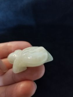 Chinese Antique Jade Carving Figurine(Jin Chan) 