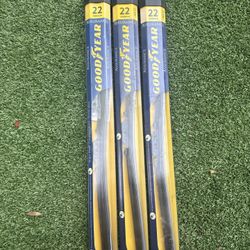  NEW 3 sets of Good year Assurance Windshield Wiper Blades 22" 