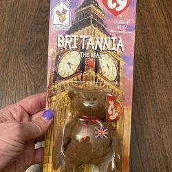 Britannia The Bear /Rare McDonalds Beanie Baby 