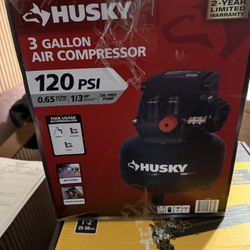 3 Gal. 120 PSI Portable Electric Oil-Free Light Duty Pancake Air