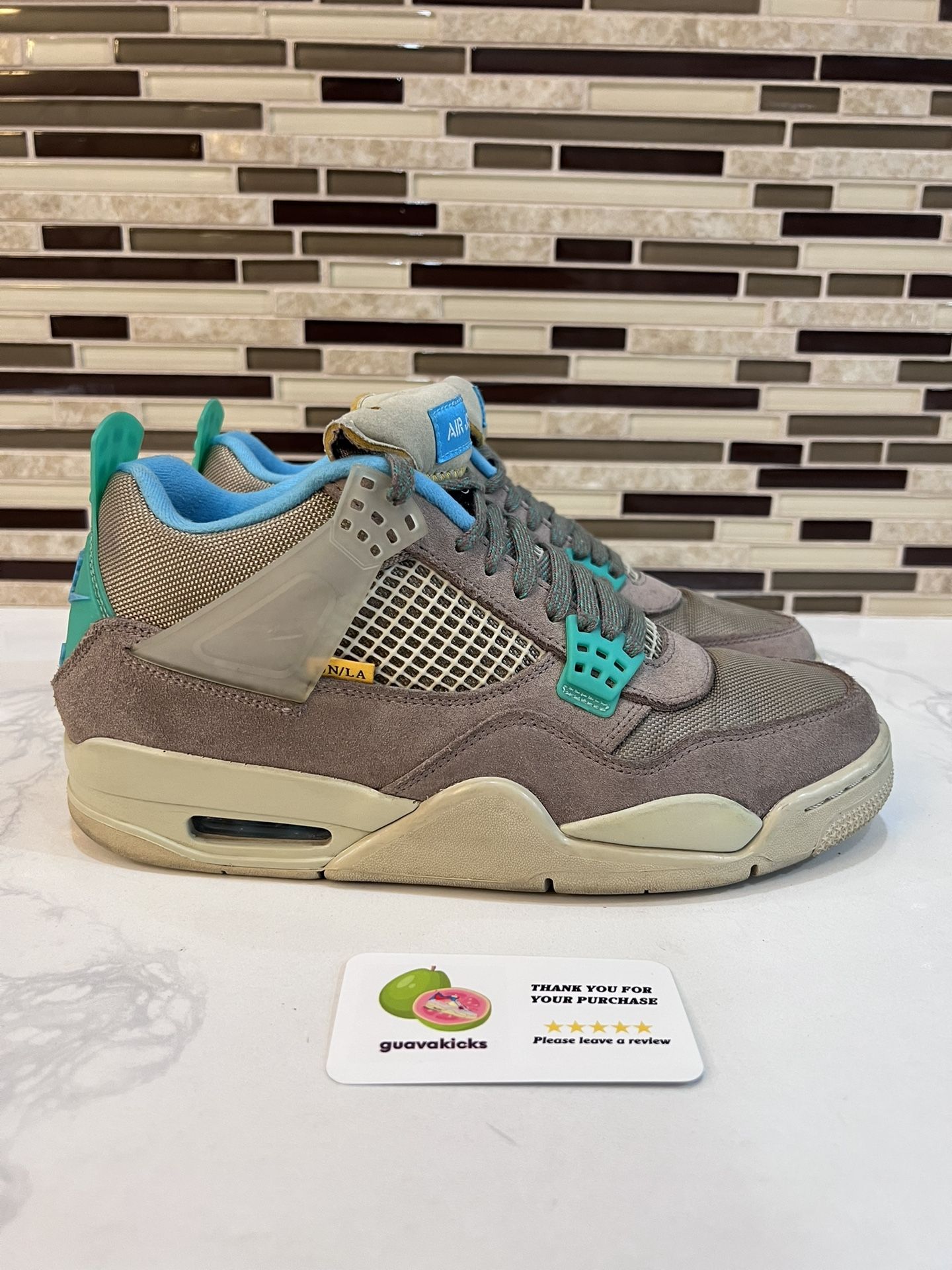 Jordan 4 Retro Union Taupe Haze Size 9.5
