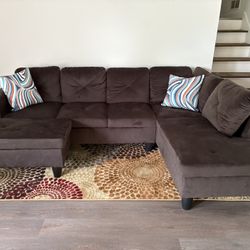 Right Chaise Sofa With Ottoman