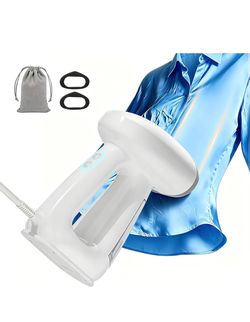 Vacuum Steamer for Clothes, Handheld Garment Steamer, 3500Pa Vacuum Adsorption Vacuum Steamer, Adjustable Suction & Steam Modes, 20S Fast Heat, One-Ha