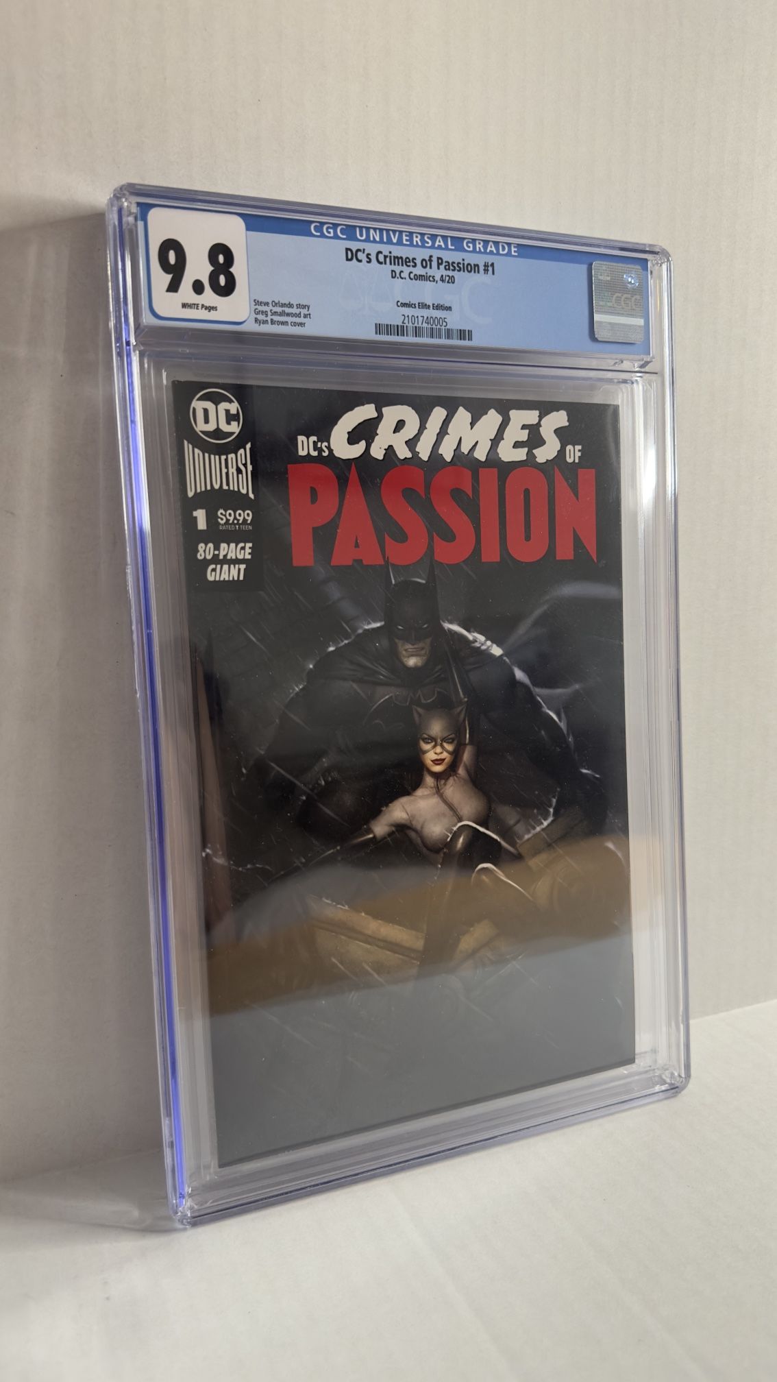 CGC Graded 9.8 Crimes Of Passion Comic Book