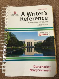 A Writer's Reference 8th Edition