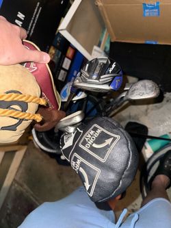 Golf bag and clubs