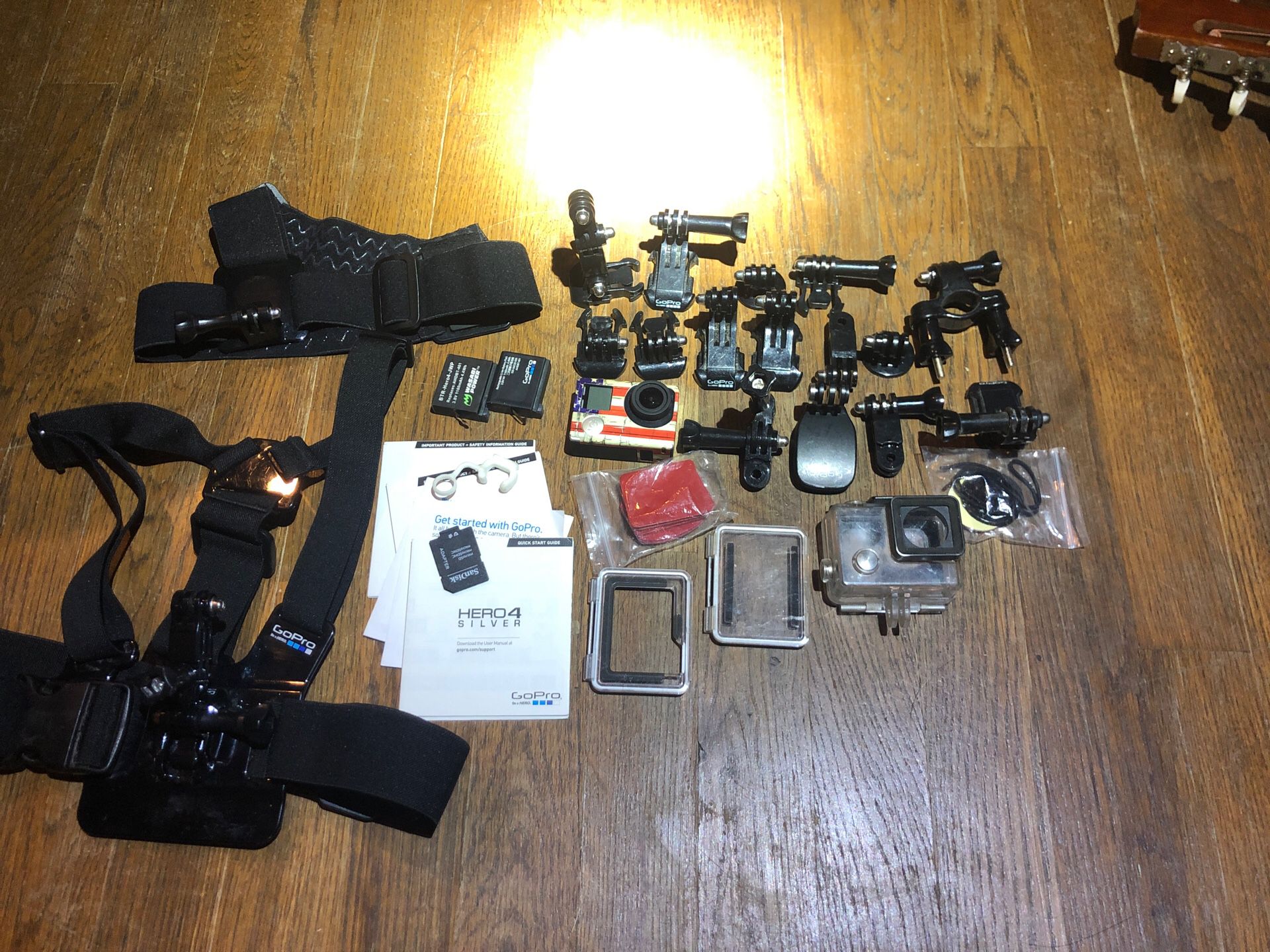 GoPro hero 4 silver with accessories