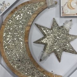 Moon and Star Wood decor 