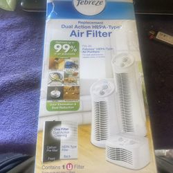 NEW Febreze HEPA-Type U Air Dual Action Purifier Replacement Filter FRF101B