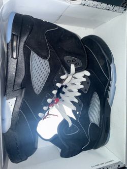Jordan 5 black metallic size 6.5