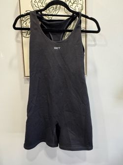 SET Active FormCloud Gym Shortysuit Black Onyx Women Medium ~ NEW WITH TAG