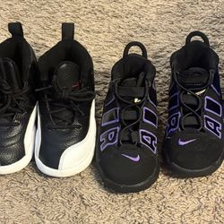 Boys Shoes 9c Nike ACG, Jordan 12 "Playoff", Nike More Uptempo, Uggs