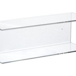 Double Acrylic Wall Shelf 2 Quantity 