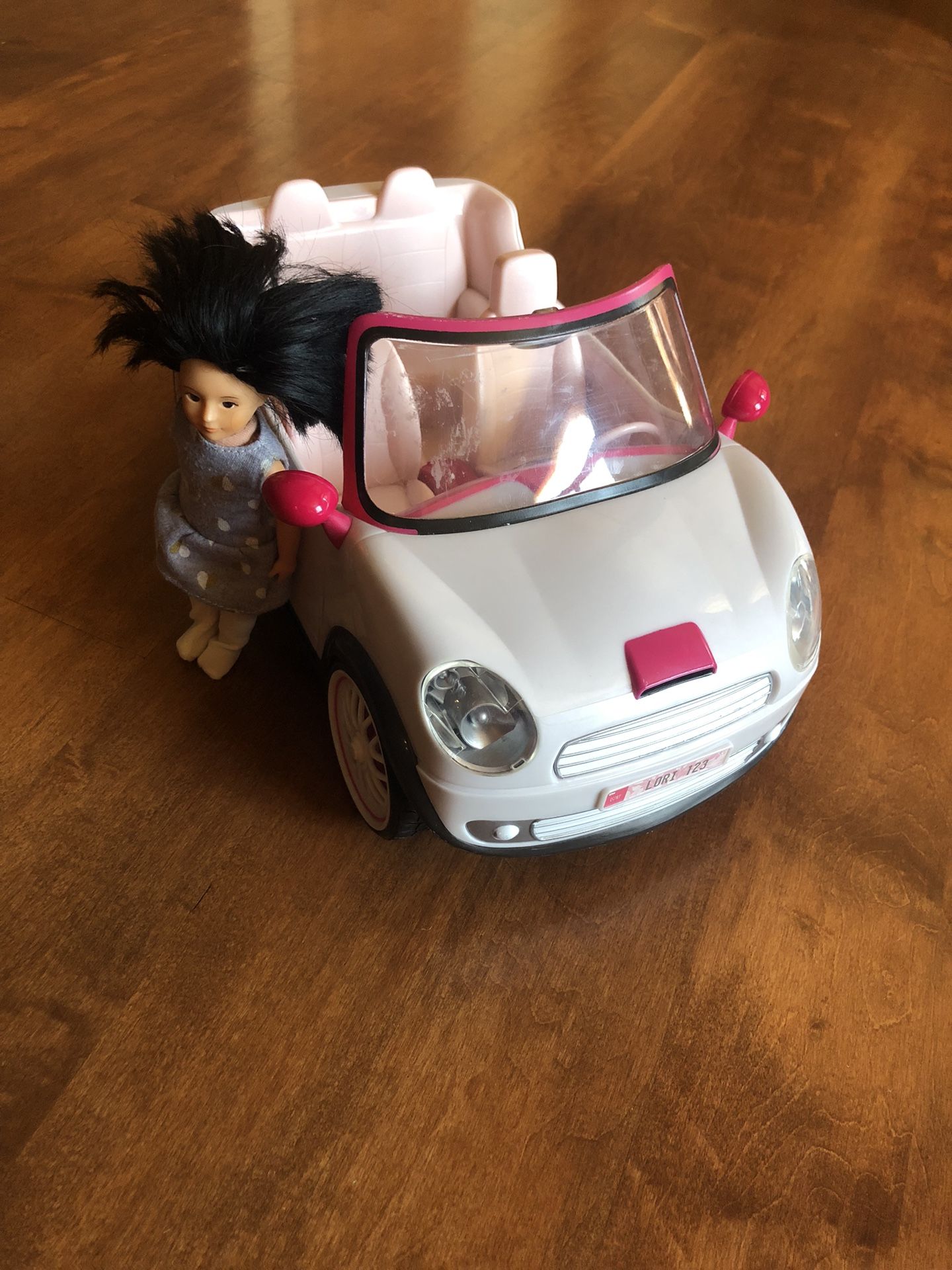 Lori Doll And Working Radio Car Shipping Available