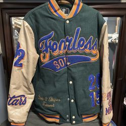 Rebel varsity jacket