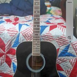 Peavy Acoustic guitar black q c two model