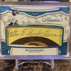2025 Panini Flawless Buck Leonard (Homestead) Cut Signature 