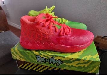 Size 10.5 - PUMA MB.01 x Rick and Morty Green/Red 2022