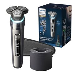 Brand New Philips Norelco Shaver Series 9000, Wet and Dry Electric Shaver, with Lift & Cut Shaving System and SenseIQ Technology, Pop-up Trimmer, Clea