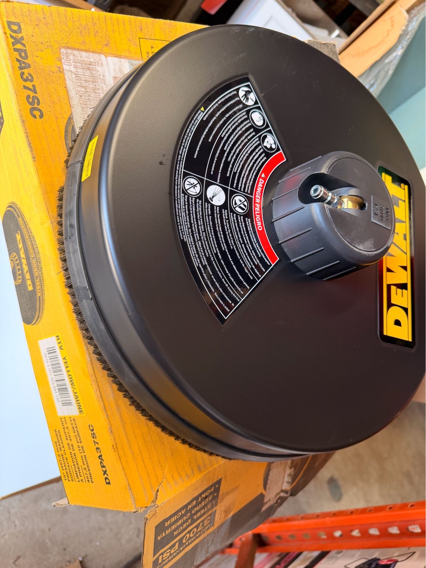 New dewalt pressure washer surface cleaner