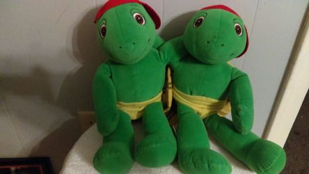 (2) Franklin Turtle Plush Talking