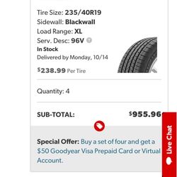 Brand New Tires 
