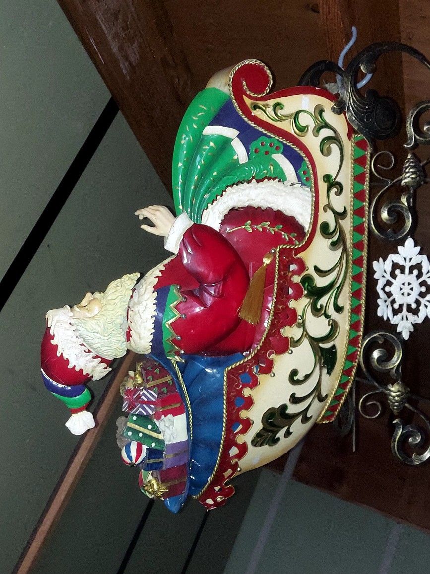 Metal Christmas Santa