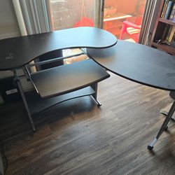 Computer Desk Compact Ajustible L-Shape