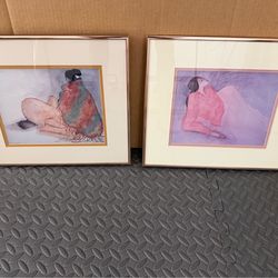 R.C. Gorman Framed Art Prints - Set of 2