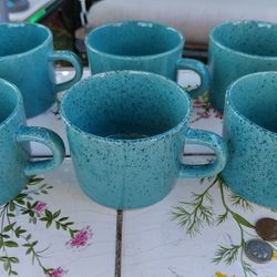 Vintage Stoneware Japan Coffee Cups