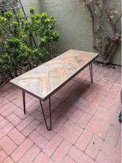 Handcrafted table or bench