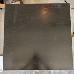 Black Coffee Table W/ 2 Shelves