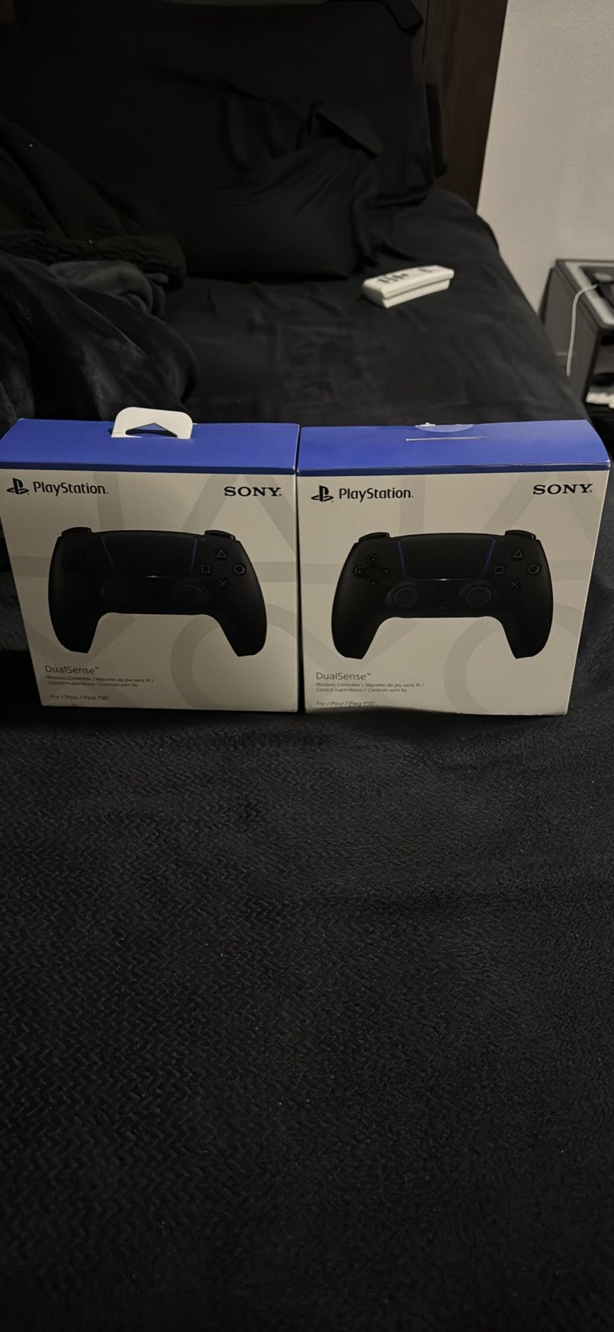 New Two PS5 PlayStation DualSense® Wireless Controller - Midnight Black