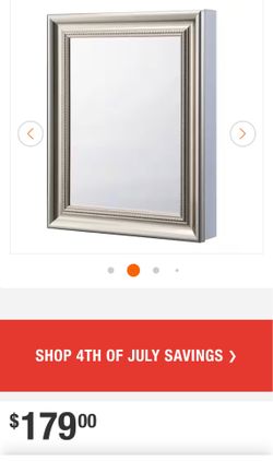 Glacier Bay 24” x 30” Framed Bathroom Medicine Cabinet with Mirror – New in Box