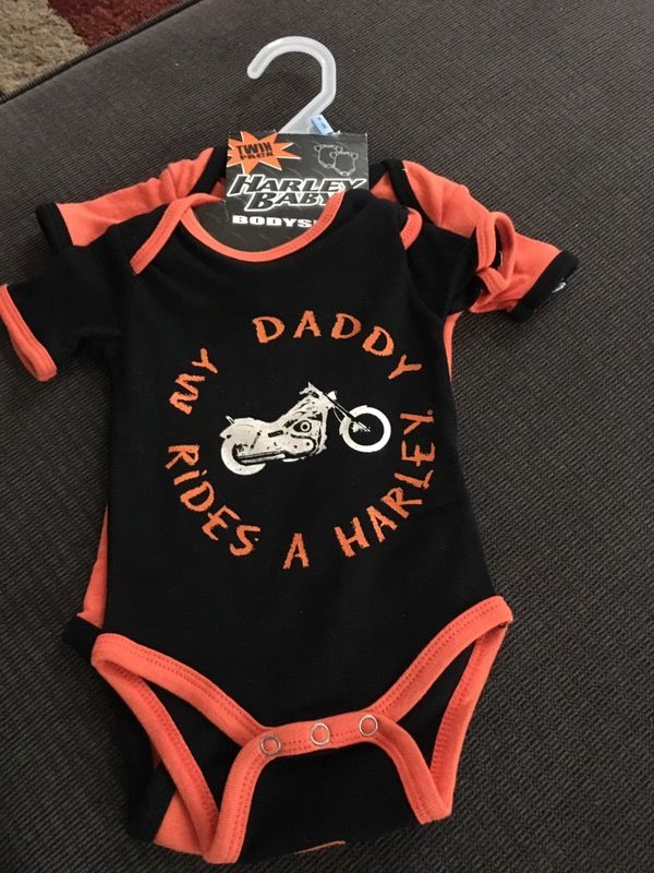Infant boys Harley set of onesies