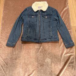Madden Girl Blue Denim Jacket Size L