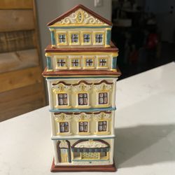 Party Lite Cafe Amsterdam Tea Light Candle Holder With Base In Original Box