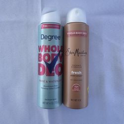 Degree Whole Body / Shea Moisture Whole Body Deodorant 