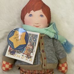 Mary Engelbreit Hallmark Doll Ned, Wonder Of Christmas NWT Vintage 1992