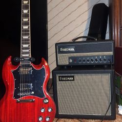 Guitar And Amplifier 