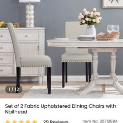 Set Of 2 Dining Chairs