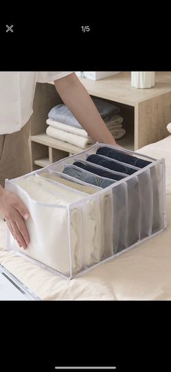 7 Grid Pants Or Sweaters Storage Box  X1 