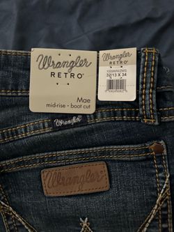 Wrangler Retro Mae Mid-Rise Boot Cut Jeans